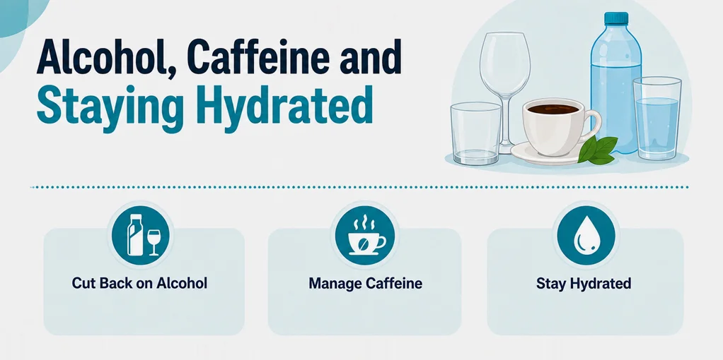 Alcohol, Caffeine and Staying Hydrated