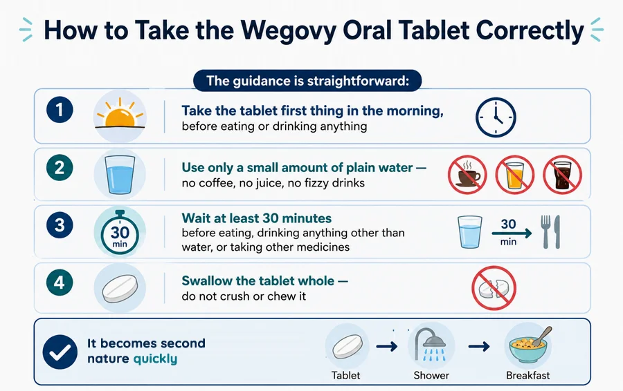 How to Take the Wegovy Oral Tablet Correctly