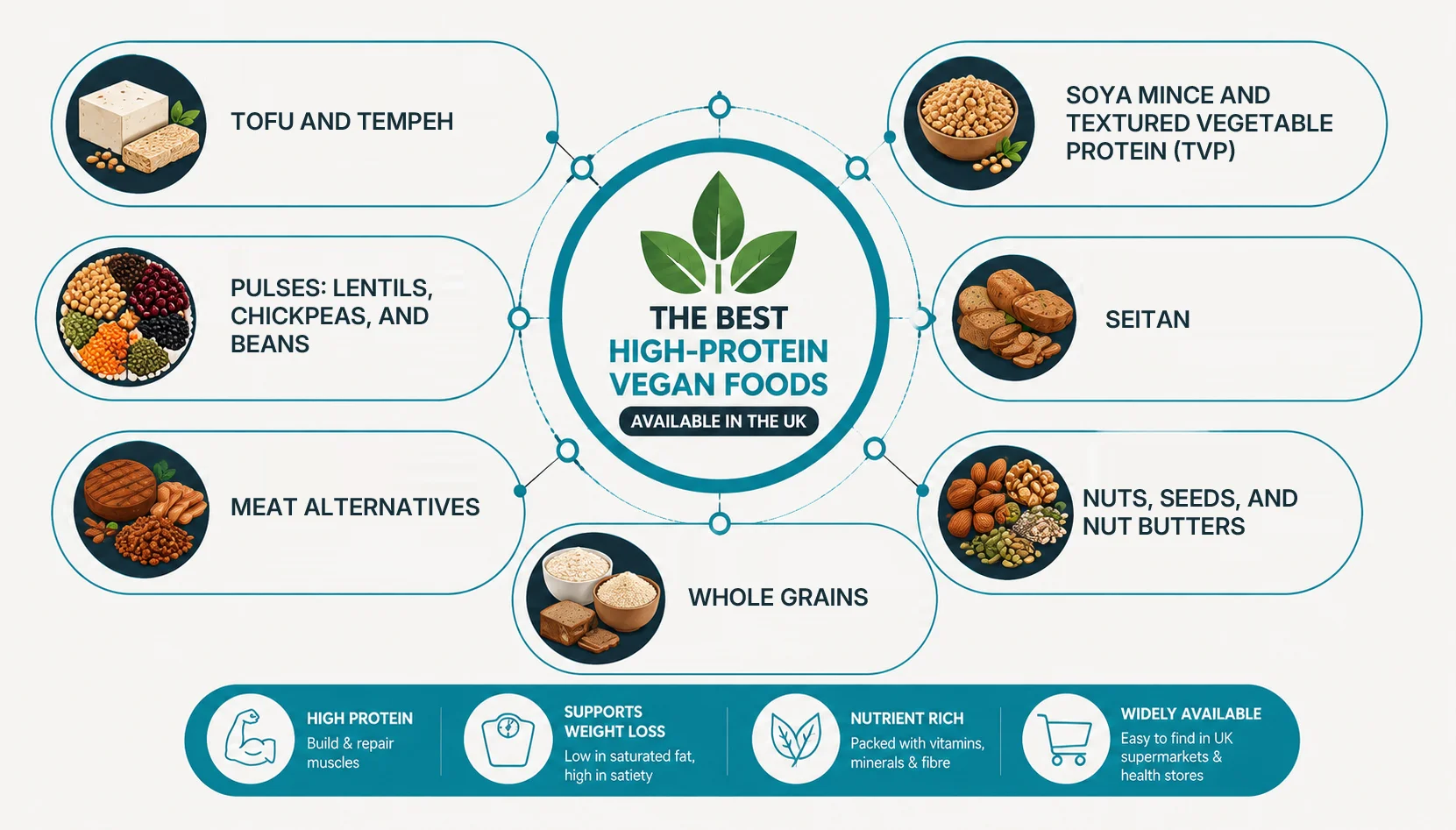 The Best High-Protein Vegan Foods Available in the UK